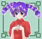  akazukin_chacha head mayachon open_eyes purple_hair 