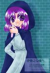  akazukin_chacha hood purple_hair standing yakko 