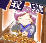  akazukin_chacha baking eyes_closed purple_hair yakko 