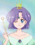  akazukin_chacha blink crown magic_stick purple_hair yakko 