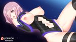  :o armor artist_name bangs bare_shoulders black_gloves black_legwear black_leotard blush breast_suppress breasts breasts_outside dutch_angle elbow_gloves eyebrows_visible_through_hair fate/grand_order fate_(series) from_side gloves gradient gradient_background groin groin_tendon hair_over_one_eye hand_on_own_chest highleg highleg_leotard hips knee_up large_breasts lavender_hair leotard leotard_aside lips logo looking_at_viewer lying mash_kyrielight multicolored multicolored_clothes multicolored_gloves navel navel_cutout night night_sky nipples on_back open_mouth outline parted_bangs patreon_logo puffy_nipples purple_eyes purple_gloves pussy short_hair sky solo spread_legs star_(sky) starry_sky thigh_strap thighhighs thighs tofuubear uncensored vambraces 