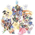  animal beard bird blonde_hair blue_eyes blue_hair bodysuit bowser box braid brothers brown_hair bulbasaur cape captain_falcon cardboard_box charizard crazy_hand dark_skin diddy_kong donkey_kong donkey_kong_(series) dress dual_persona f-zero facial_hair fairy falchion_(fire_emblem) falco_lombardi fire fire_emblem fire_emblem:_akatsuki_no_megami fire_emblem:_monshou_no_nazo fire_emblem:_souen_no_kiseki fox fox_mccloud fox_tail furry futtia ganondorf gen_1_pokemon gen_4_pokemon gloves hammer hat headband helmet highres ice_climber ike ivysaur jigglypuff kid_icarus kid_icarus_uprising king_dedede kirby kirby_(series) link long_hair lucario lucas luigi male_focus mario mario_(series) marth master_hand master_sword meta_knight metroid monkey mother_(game) mother_2 mother_3 multiple_boys multiple_girls mustache nana_(ice_climber) navi ness olimar pikachu pikmin_(creature) pikmin_(series) pit_(kid_icarus) pointy_ears pokemon pokemon_(creature) pokemon_(game) ponytail popo_(ice_climber) princess_peach princess_zelda r.o.b ragnell red_(pokemon) red_hair robot samus_aran scarf sheik shield short_hair siblings smile solid_snake sonic sonic_the_hedgehog star_fox super_mario_bros. super_smash_bros. sword tabuu tail the_legend_of_zelda the_legend_of_zelda:_the_wind_waker the_legend_of_zelda:_twilight_princess toon_link varia_suit wario warioware weapon wings yoshi zero_suit 