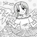  akazukin_chacha angel cosplay sketch wings yakko 