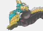  artist_request dragon furry monster_hunter pussy uncensored zinogre 