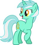 cutie_mark equine female feral friendship_is_magic fur hair horn horse lyra_heartstrings_(mlp) mammal moongazeponies multicolored_hair my_little_pony pony smile solo two_tone_hair unicorn 
