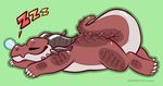  2013 4_toes absurd_res bubble chibi claws cute digital_media_(artwork) dragon eyes_closed feral green_background hi_res horn male nude qwertydragon scales scalie side_view simple_background sleeping solo sound_effects toe_claws toes xhyra zzz 