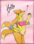  alex.fetter anthro breasts female floatzel nintendo pok&eacute;ball pok&eacute;mon slightly_chubby solo video_games 