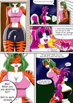  clothing comic dickgirl feline hybrid intersex ladydrasami maid_uniform mammal tiger uniform 