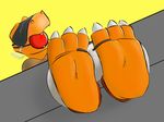  agumon ball_gag barefoot bdsm bigbang blindfold bondage bound crying digimon feet foot_fetish foot_focus forced gag male paws reallyreallybigbang simple_background solo stocks straitjacket tears 