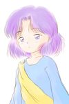  akazukin_chacha cosplay head open_eyes purple_hair yakko 