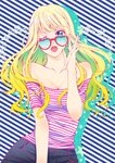  1girl blonde_hair female fuuka seo_kouji solo 