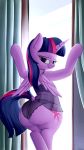  andelai bedroom_eyes butt clothing equine female friendship_is_magic half-closed_eyes hi_res horn lingerie mammal my_little_pony panties seductive solo twilight_sparkle_(mlp) underwear winged_unicorn wings 