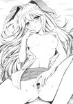  animal_ears bad_id bad_pixiv_id bangs bar_censor benghuai_xueyuan blush breasts censored commentary_request eyebrows_visible_through_hair greyscale hair_between_eyes hand_up highres knee_up large_breasts light_smile long_hair looking_at_viewer lying monochrome navel nipples on_back open_clothes open_shirt parted_lips pleated_skirt puffy_nipples pussy pussy_juice qunqing shirt skirt smile solo spread_legs spread_pussy sweat thighs trembling very_long_hair yae_sakura_(benghuai_xueyuan) 