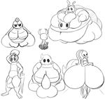  armor arthropod balls big_balls big_breasts big_butt big_penis breasts bretta_(hollow_knight) butt cloth_(hollow_knight) dickgirl female group helmet hollow_knight hollow_knight_(species) huge_breasts huge_butt hyper hyper_breasts intersex iselda_(hollow_knight) kurohachuurui male monochrome morbidly_obese mostly_nude multiple_images myla_(hollow_knight) nude obese overweight penis protagonist_(hollow_knight) quirrel_(hollow_knight) tapering_penis 