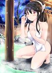  ayakase_hotaru haruna_(kancolle) kantai_collection onsen towel 