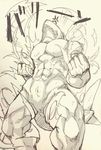  angry anthro dera_kimidori fish kemono male marine rip_clothes shark slit 