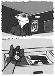  anthro canine clothing comic disney fox gun luraiokun male mammal nick_wilde ranged_weapon weapon zootopia 