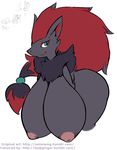  badgengar big_breasts big_butt breasts butt huge_breasts huge_butt nintendo pok&eacute;mon somnamg thick_thighs tumblr video_games zoroark 