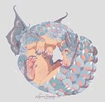  2016 ambiguous_gender armadillo blue_claws blue_scales claws curled_up digital_drawing_(artwork) digital_media_(artwork) dragon earless english_text fangs feral floating front_view full-length_portrait grey_background hybrid invalid_tag legs_up long_claws long_tail looking_away mammal membranous_wings multi_nipple multicolored_scales multicolored_skin nipples nude open_mouth open_smile orange_skin outline pangolin pink_scales pink_skin pink_spots portrait quadruped red_eyes scales sharp_teeth signature simple_background smile soft_shading solo spots spread_wings teats teeth text thick_tail white_scales white_skin white_spots wings xuu 