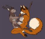  anthro breasts canine cervine cum cum_in_pussy cum_inside cuntboy cuntboy/male deer duo erection fox intersex intersex/male kneeling male male_penetrating mammal nude penetration pussy sex sindaj small_breasts vaginal vaginal_penetration 