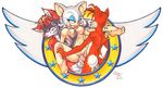  romusz rouge_the_bat sonic_team tagme tails 