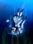  falling hat highres hug kumoi_ichirin milkyteaart murasa_minamitsu touhou underwater 