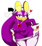  &lt;3 anthro avian bandanna big_breasts bird blue_eyes breasts clothing eyewear female gloves goggles half-closed_eyes hi_res leaning leaning_forward pants_pull pendant simple_background solo sonic_(series) sonic_riders sssonic2 wave_the_swallow white_background wide_hips 