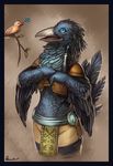  anthro avian bird corvid fantasy female quirachen raven 