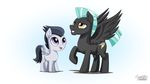  2017 amber_eyes brothers duo equine friendship_is_magic male mammal my_little_pony mysticalpha pegasus purple_eyes rumble_(mlp) sibling thunderlane_(mlp) wings 