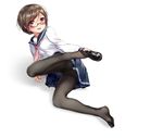  chen_bin megane pantyhose seifuku tagme 