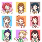  :3 :p animated animated_gif blush_stickers commentary constricted_pupils eating expressions friedbun hair_flip kunikida_hanamaru kurosawa_dia kurosawa_ruby love_live! love_live!_sunshine!! matsuura_kanan mole mole_under_mouth multiple_girls ohara_mari ok_sign open_mouth sakurauchi_riko school_uniform serafuku shaded_face smile stitched surprised takami_chika teeth third-party_edit tongue tongue_out tsushima_yoshiko uranohoshi_school_uniform watanabe_you 