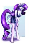  anthro apron breasts cleavage clothed clothing cute equine friendship_is_magic horse invalid_tag mammal mane my_little_pony pony rarity_(mlp) snickerlewdles 
