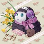  &lt;3 abstract_background animal_crossing argyle_(pattern) birthday black_lipstick bow bust_portrait candy caprine chocolate curled_horns digital_media_(artwork) eyelashes female flower food frilly fur gothic_lolita handa_(artist) horn kemono lace leaf lipstick lolita_(fashion) maid_headdress makeup mammal muffy_(animal_crossing) multicolored_fur multicolored_horn nintendo pink_clothing plant portrait purple_horn purple_stripes scarf semi-anthro sheep side_view solo striped_horn stripes teal_eyes teal_pupils two-tone_horn two_tone_fur video_games white_clothing white_fur wool 