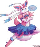  alpha_channel ambiguous_gender anthro anthrofied boots bow clothed clothing diaper eeveelution english_text footwear mammal nintendo pok&eacute;mon simple_background sylveon text transparent_background video_games weewizzylizzy 