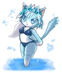  artist_request blue_eyes cat cat_busters furry ice 