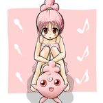  alternate_species breasts clothing cosplay dress duo female feral hair human humanized humanoid jigglypuff long_hair mammal nintendo panties pok&eacute;mon pok&eacute;mon_trainer ranphafranboise underwear video_games 