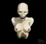  bald bottomless clothed clothing creepy female it&#039;s_a_trap mrhart puppet teeth topless 