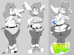  2017 alien big_breasts big_butt breasts butt clothing erect_nipples female huge_butt nipple_bulge nipples solo torn_clothing vimhomeless wardrobe_malfunction wide_hips 