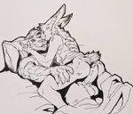  anthro balls bottomless clothed clothing duo embrace feline happy happy_sex lagomorph licking male male/male mammal monochrome partially_clothed penis predator/prey rabbit sex stoney_(tzarvolver) sven_(tzarvolver) tiger tongue tongue_out tzarvolver 