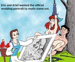  ariel belle disney prince_eric sebastian the_little_mermaid 