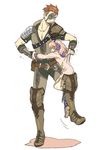  1girl atsumu boots closed_eyes commentary_request eyepatch fire_emblem fire_emblem_echoes:_mou_hitori_no_eiyuuou highres hug jenny_(fire_emblem) savor simple_background white_background 