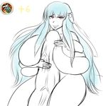  blue_hair breasts dragon female fire_emblem hair human looking_at_viewer male mammal ninian_(fire_emblem) nintendo penis red_eyes sex titfuck unknown_artist video_games 