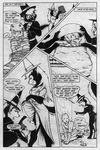  absurd_res anthro black_and_white candy comic costume fatality female food hi_res human james_m_hardiman lori_(jmh) mammal monochrome natasha_(jmh) onyx_(jmh) skunk skunk_spray traditional_media_(artwork) 