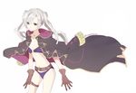  bikini clenched_teeth female_my_unit_(fire_emblem:_kakusei) fire_emblem fire_emblem:_kakusei fire_emblem_heroes gloves jewelry long_hair looking_at_viewer my_unit_(fire_emblem:_kakusei) necklace simple_background smile solo swimsuit teeth twintails white_background white_hair 