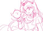  akazukin_chacha magical_princess open_eyes psuke sitting sketch 