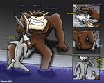  2011 ace_bunny anthro ball_fondling balls butt cum cum_in_mouth cum_inside cum_on_chest cum_on_fur cum_on_penis fondling furry_only lagomorph loonatics_unleashed looney_tunes male male/male mammal marsupial penis rabbit sex size_difference slam_tasmanian sucking swimming_pool tasmanian_devil thizorac warner_brothers water 