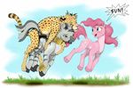  2017 4_toes blue_eyes cheetah equine feline female feral friendship_is_magic fur grass green_eyes group hair hooves implied_penetration male male/female mammal my_little_pony open_mouth pink_fur pink_hair pinkie_pie_(mlp) sex smile spots spotted_fur teeth toes tongue z-lion zebra zecora_(mlp) 