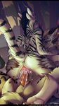  anthro anus balls charr cum cum_in_pussy cum_inside duo erection feline female guild_wars hand_on_butt horn iontoon male male/female mammal nipples penetration pussy sex vaginal vaginal_penetration video_games 