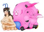  2016 alpha_channel big_breasts blizzard_entertainment boobipede breasts brown_hair butt d.va_(overwatch) elek-tronikz female gastropod gun hair hand_on_breast headphones headset humanoid implied_transformation long_hair machine mollusk multi_arm multi_breast multi_limb open_mouth overwatch ranged_weapon simple_background slug solo surprise transparent_background video_games weapon 