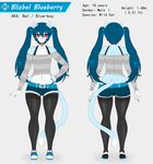  blizbel_blueberry bulge butt cat clothing feline girly hair mammal model_sheet navel razplus red_eyes smile solo 